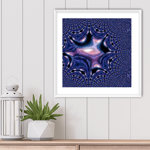 Fractal Galaxy - Art Print - Metal Poster - Canvas Wrap - Premium Framed Art Print