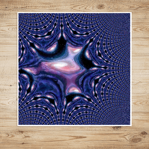 Fractal Galaxy - Art Print - Metal Poster - Canvas Wrap - Premium Framed Art Print