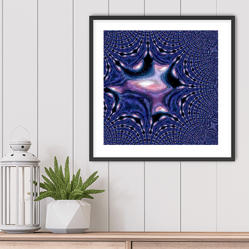 Fractal Galaxy - Art Print - Metal Poster - Canvas Wrap - Premium Framed Art Print