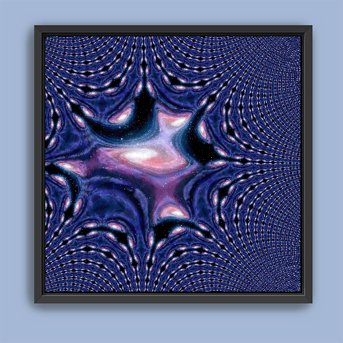 Fractal Galaxy - Art Print - Metal Poster - Canvas Wrap - Premium Framed Art Print