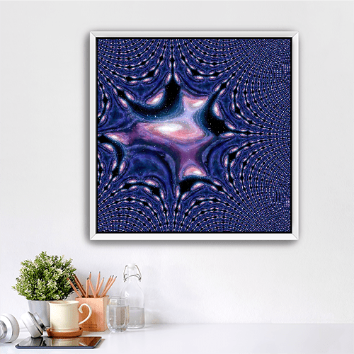 Fractal Galaxy - Art Print - Metal Poster - Canvas Wrap - Premium Framed Art Print