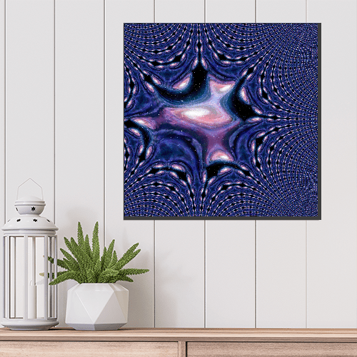 Fractal Galaxy - Art Print - Metal Poster - Canvas Wrap - Premium Framed Art Print