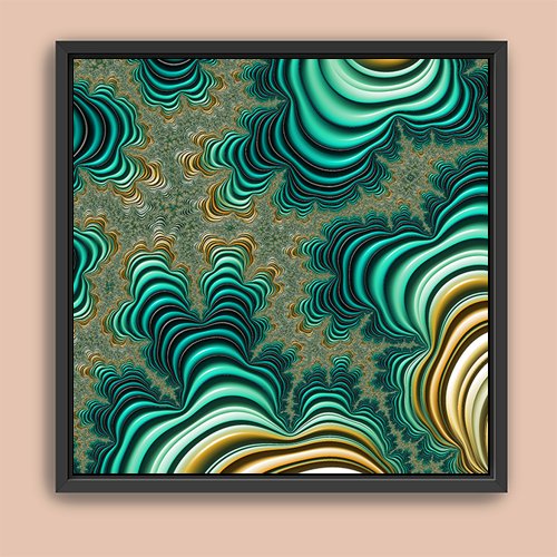 Fractal Ripples - Art Print - Metal Poster - Canvas Wrap - Premium Framed Art Print