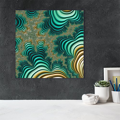 Fractal Ripples - Art Print - Metal Poster - Canvas Wrap - Premium Framed Art Print