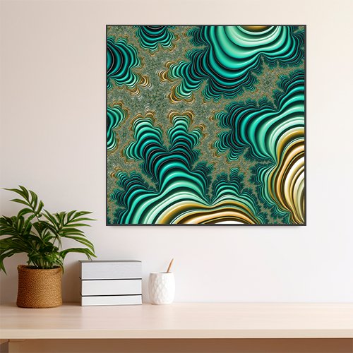 Fractal Ripples - Art Print - Metal Poster - Canvas Wrap - Premium Framed Art Print