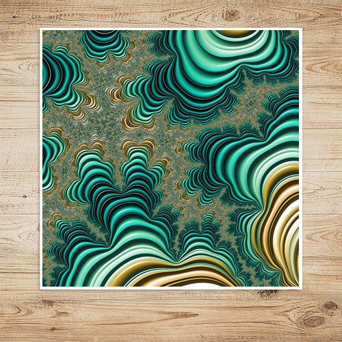 Fractal Ripples - Art Print - Metal Poster - Canvas Wrap - Premium Framed Art Print