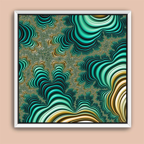 Fractal Ripples - Art Print - Metal Poster - Canvas Wrap - Premium Framed Art Print