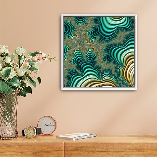 Fractal Ripples - Art Print - Metal Poster - Canvas Wrap - Premium Framed Art Print