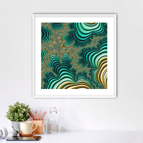 Fractal Ripples - Art Print - Metal Poster - Canvas Wrap - Premium Framed Art Print