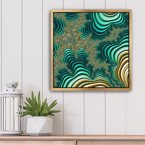 Fractal Ripples - Art Print - Metal Poster - Canvas Wrap - Premium Framed Art Print