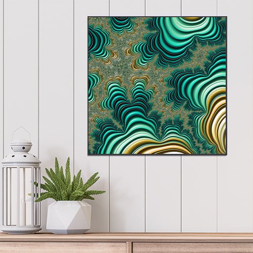 Fractal Ripples - Art Print - Metal Poster - Canvas Wrap - Premium Framed Art Print