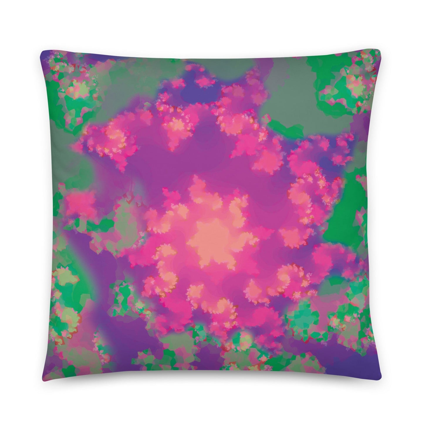 Fractal Rose - Throw Pillow - Premium Pillow