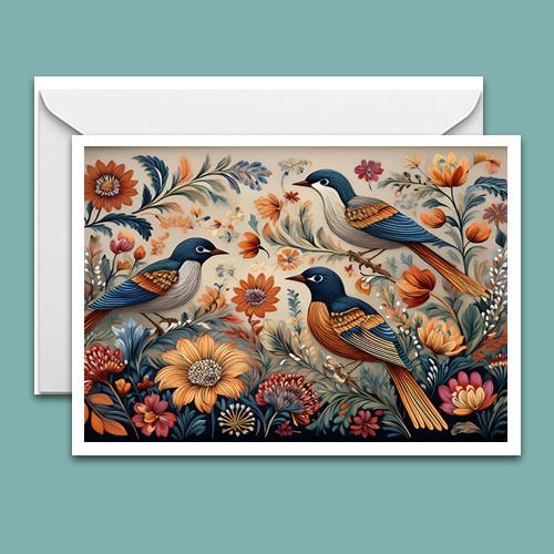 Greeting Card - Autumn Whimsy - Premium Greeting Card