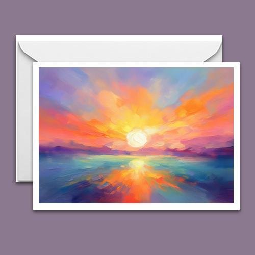 Greeting Card - Colors of the Sun - Premium Greeting Card