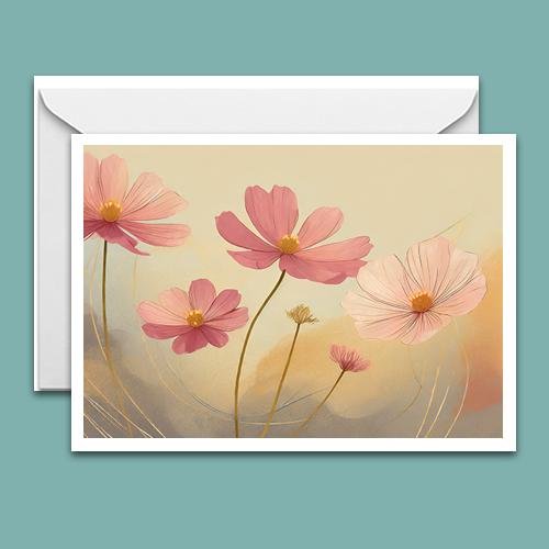 Greeting Card - Cosmos Breeze - Premium Greeting Card