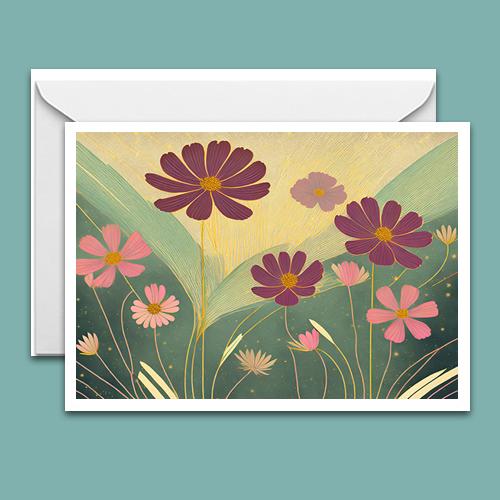 Greeting Card - Cosmos Dreams - Premium Greeting Card