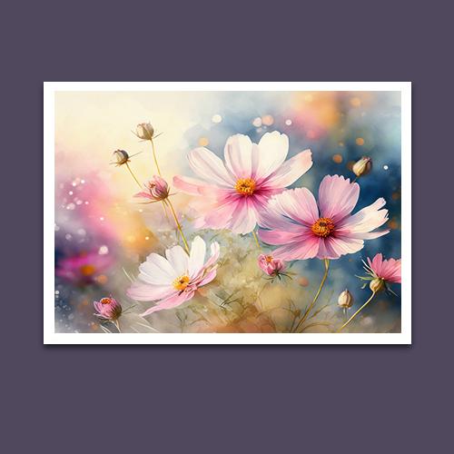 Greeting Card - Petals of Dreams - Premium Greeting Card