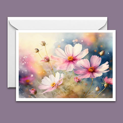 Greeting Card - Petals of Dreams - Premium Greeting Card