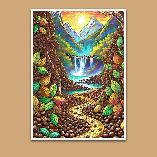 Greeting Card - Quintessential Coffee - Premium Greeting Card