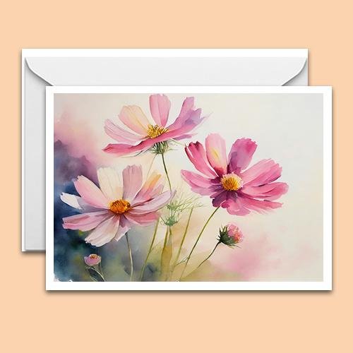 Greeting Card - Whisper of the Cosmos - Premium Greeting Card