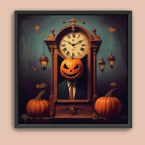 Halloween Time - Art Print - Metal Poster - Canvas Wrap - Premium Framed Art Print