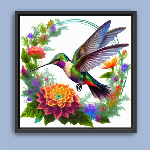 Harmony in Bloom - Art Print - Metal Poster - Canvas Wrap - Premium Framed Art Print