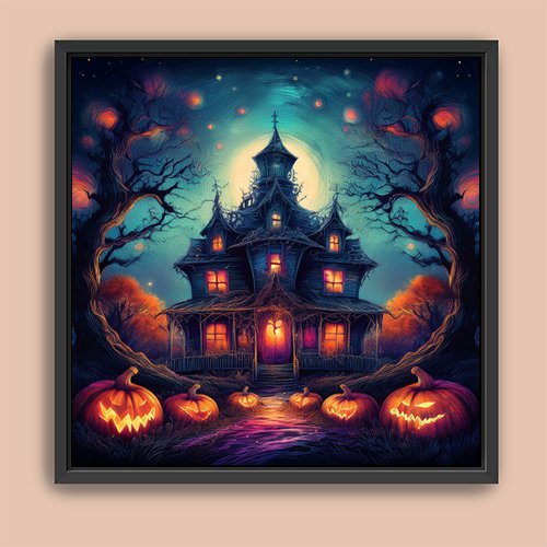 Haunted Twilight - Art Print - Metal Poster - Canvas Wrap - Premium Framed Art Print