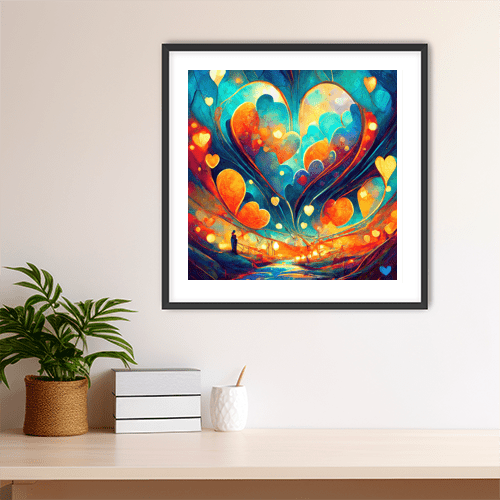 Heart Full Sky - Art Print - Metal Poster - Canvas Wrap - Premium Framed Art Print