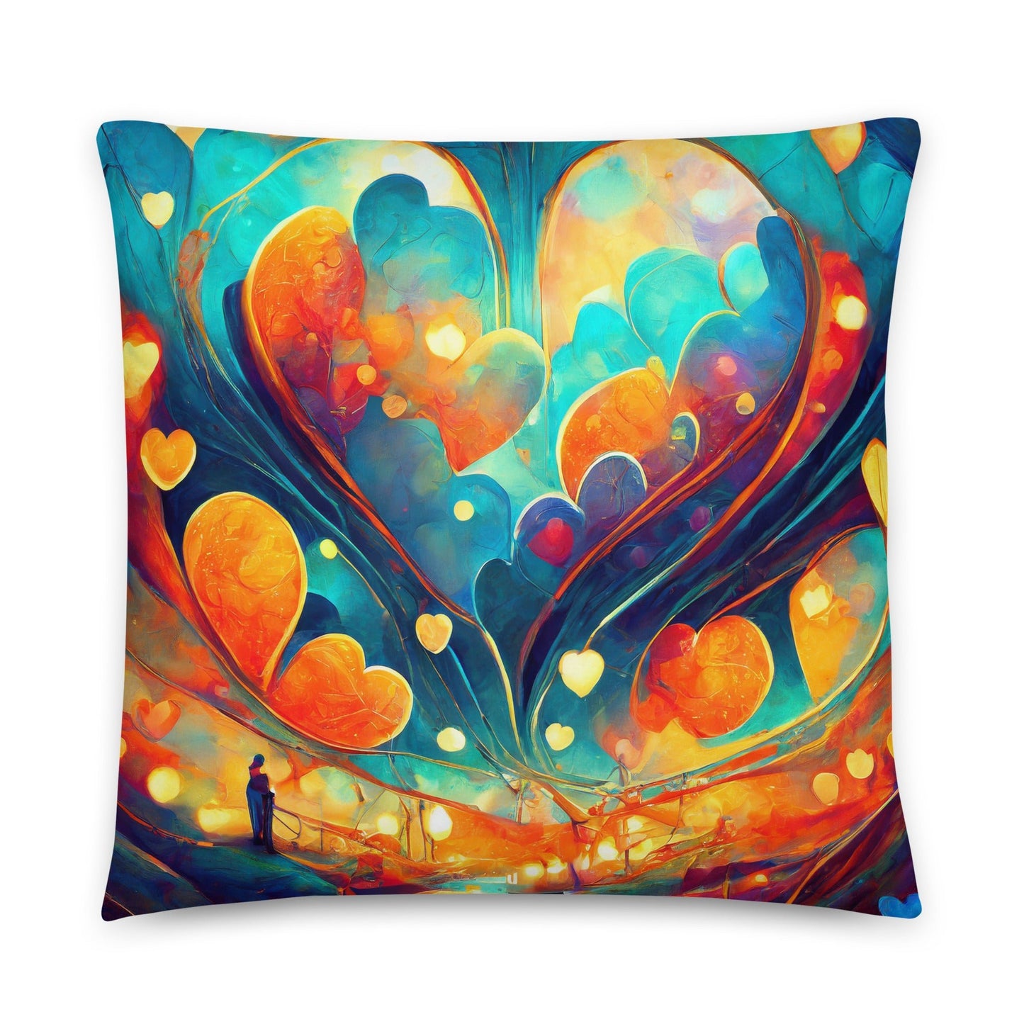 Heart Full Sky - Throw Pillow - Premium 