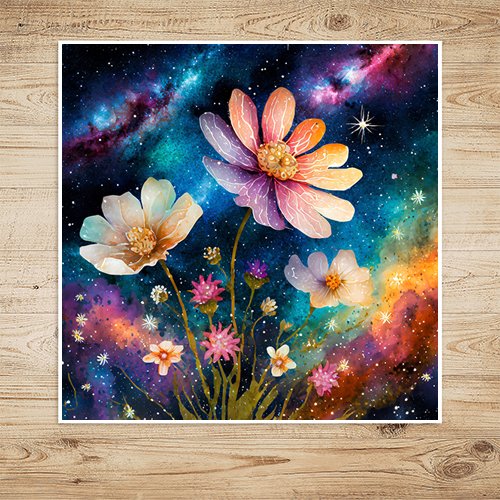 Interstellar Garden - Art Print - Metal Poster - Canvas Wrap - Premium Framed Art Print