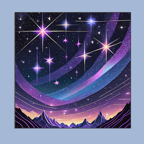 Jewels in the Cosmic Sky - Art Print - Metal Poster - Canvas Wrap - Premium Framed Art Print