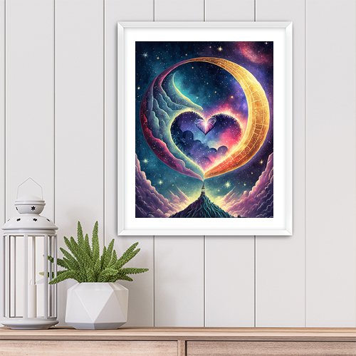 Love You to the Moon and Back - Art Print - Metal Poster - Canvas Wrap - Premium Framed Art Print