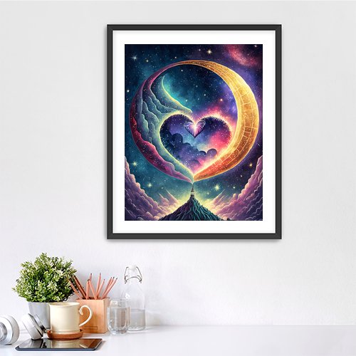 Love You to the Moon and Back - Art Print - Metal Poster - Canvas Wrap - Premium Framed Art Print