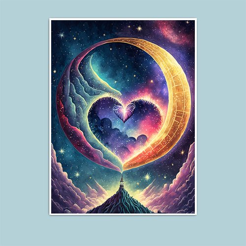 Love You to the Moon and Back - Art Print - Metal Poster - Canvas Wrap - Premium Framed Art Print