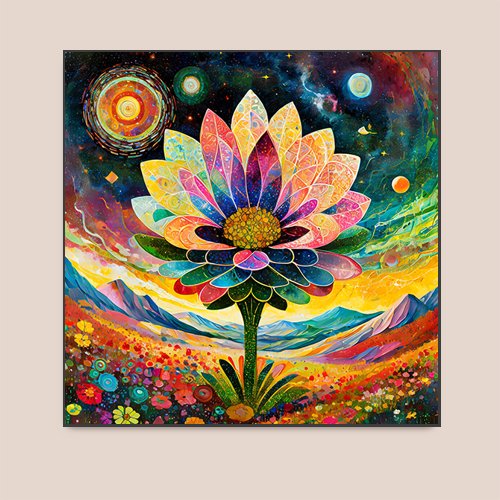 Magical Bloom - Art Print - Metal Poster - Canvas Wrap - Premium Framed Art Print