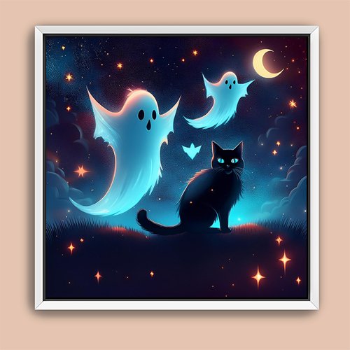 Midnight Mischief - Art Print - Metal Poster - Canvas Wrap - Premium Framed Art Print