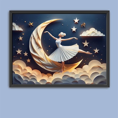 Moon Dancer - Art Print - Metal Poster - Canvas Wrap - Premium Framed Art Print