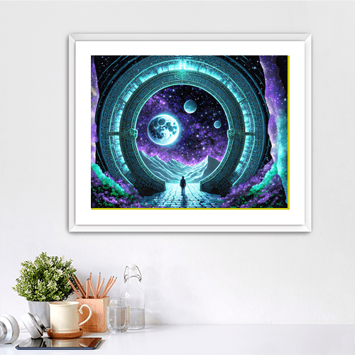 Moon Gate - Art Print - Metal Poster - Canvas Wrap - Premium Framed Art Print