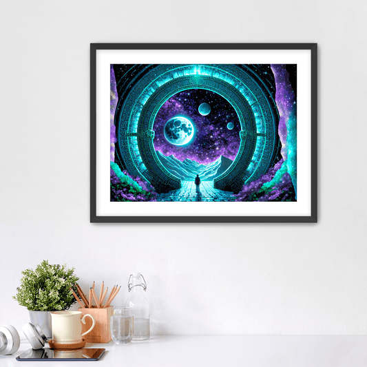 Moon Gate - Art Print - Metal Poster - Canvas Wrap - Premium Framed Art Print