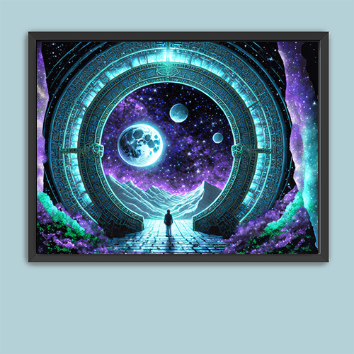 Moon Gate - Art Print - Metal Poster - Canvas Wrap - Premium Framed Art Print