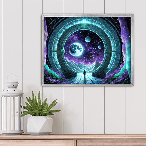 Moon Gate - Art Print - Metal Poster - Canvas Wrap - Premium Framed Art Print