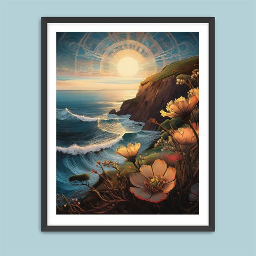 Ocean Twilight - Art Print - Metal Poster - Canvas Wrap - Premium Framed Art Print