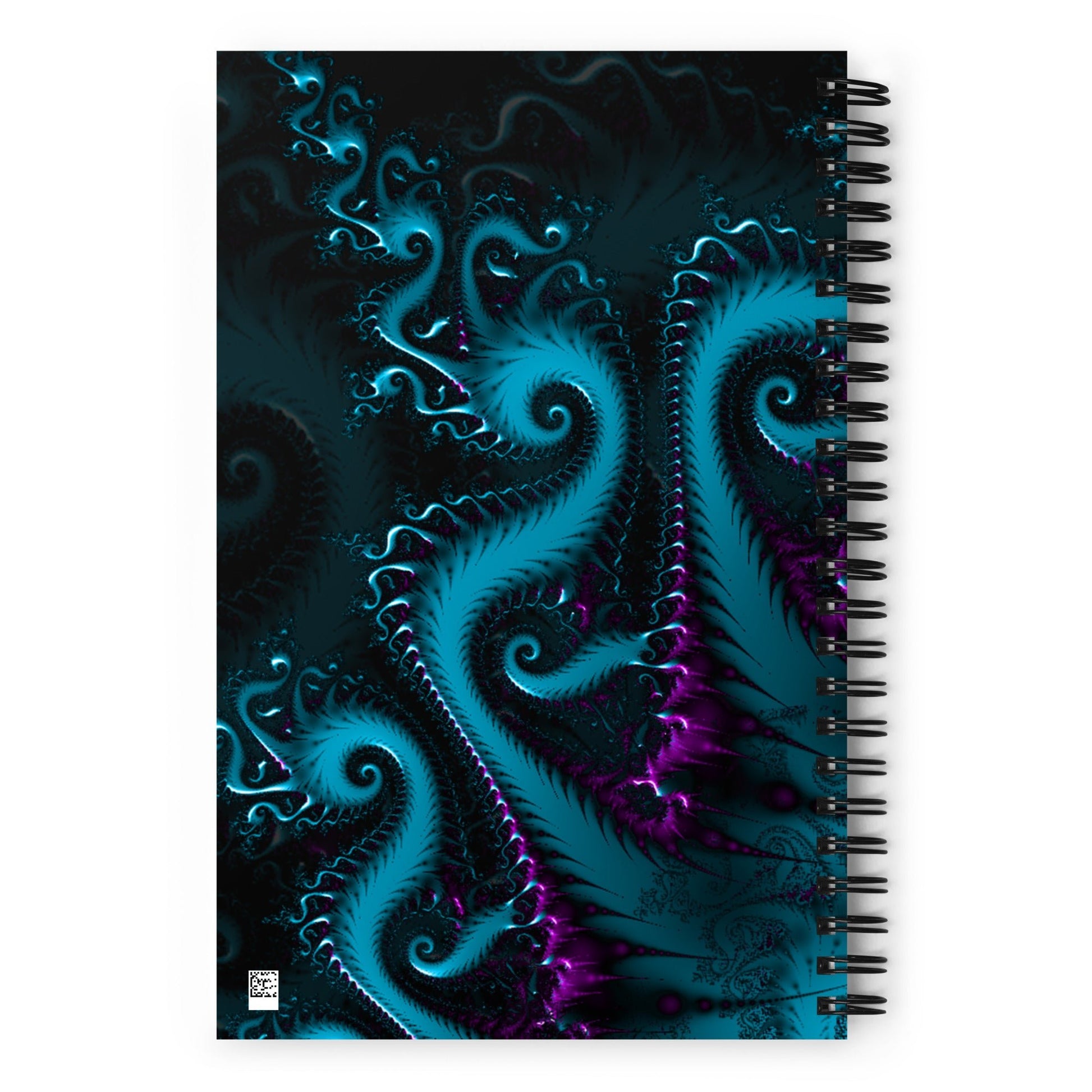 Octopus Fractal - Spiral notebook - Premium 