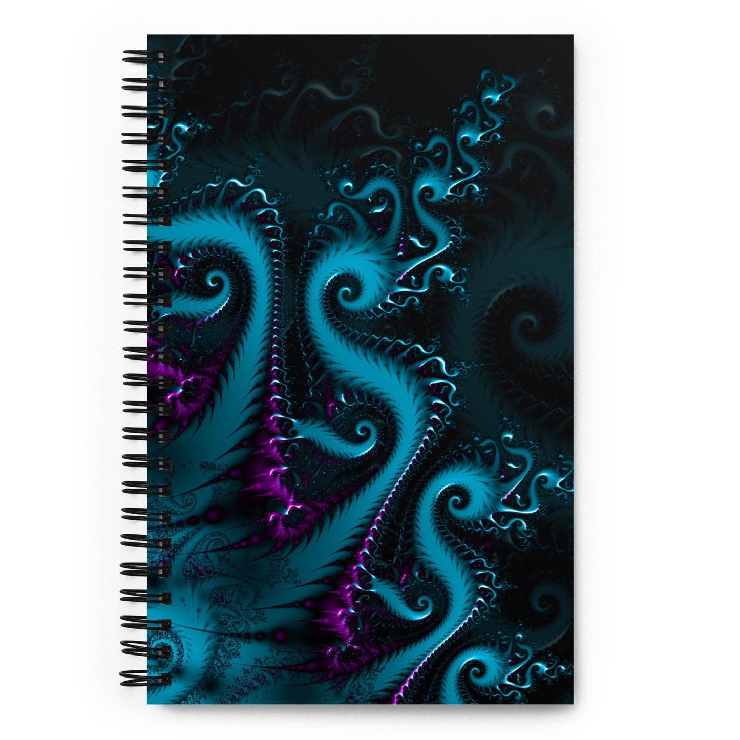 Octopus Fractal - Spiral notebook - Premium 