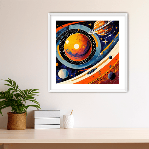 Our Solar System - Art Print - Metal Poster - Canvas Wrap - Premium Framed Art Print