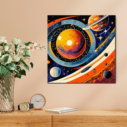 Our Solar System - Art Print - Metal Poster - Canvas Wrap - Premium Framed Art Print