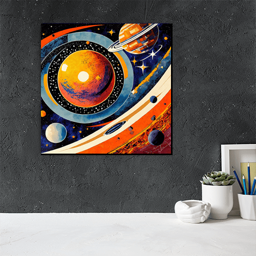 Our Solar System - Art Print - Metal Poster - Canvas Wrap - Premium Framed Art Print