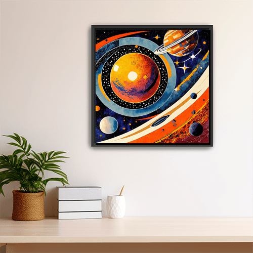 Our Solar System - Art Print - Metal Poster - Canvas Wrap - Premium Framed Art Print