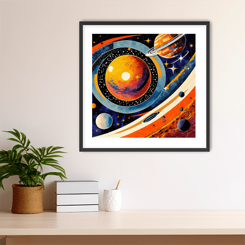 Our Solar System - Art Print - Metal Poster - Canvas Wrap - Premium Framed Art Print