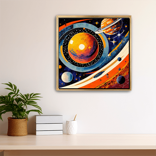 Our Solar System - Art Print - Metal Poster - Canvas Wrap - Premium Framed Art Print